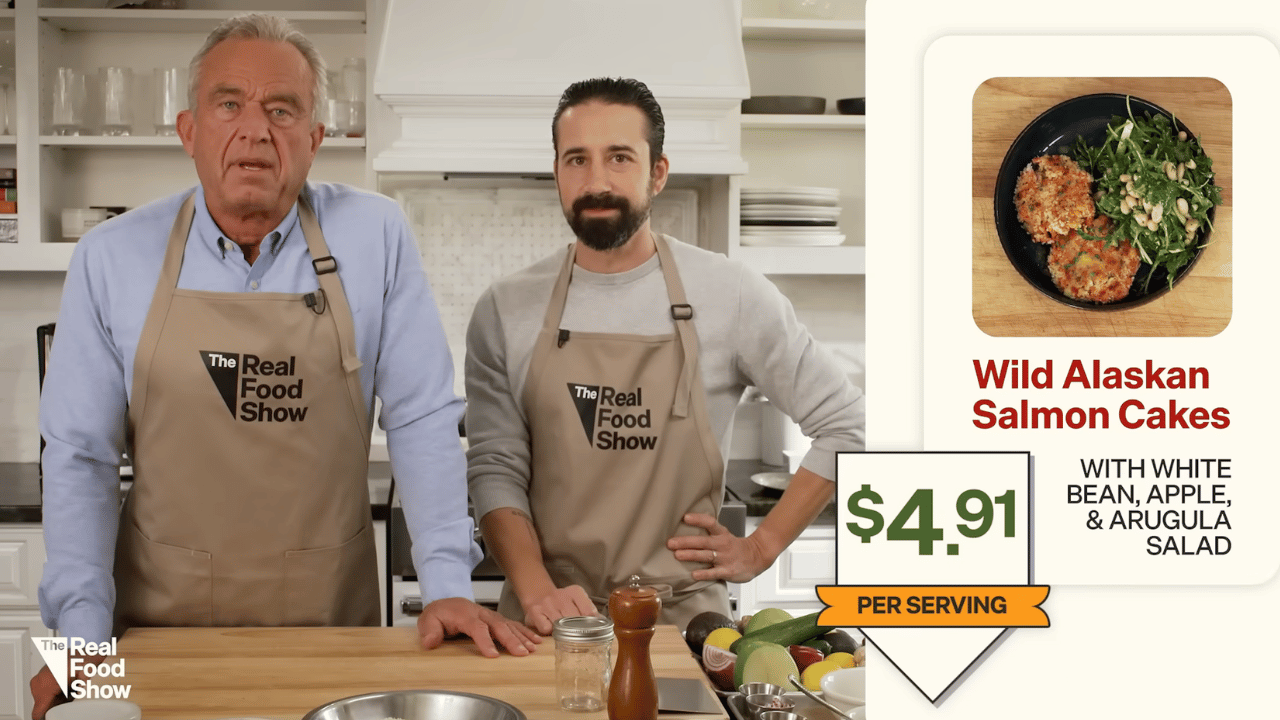 photo of The first episode of 'The Real Food Show' featured chef Andrew Gruel.
