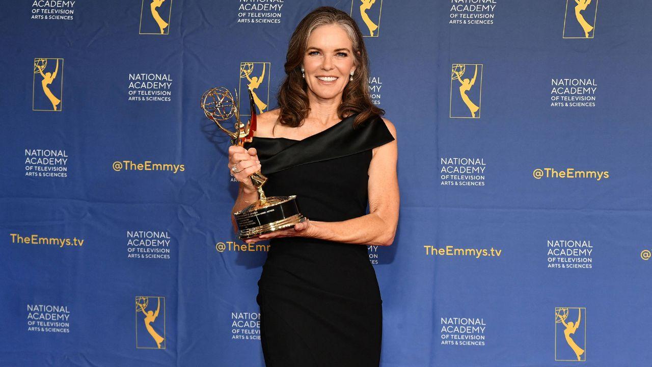 Image of Susan Walters found out from MRI that she had torn the tendon completely off the bone by a little more than an inch during filming.