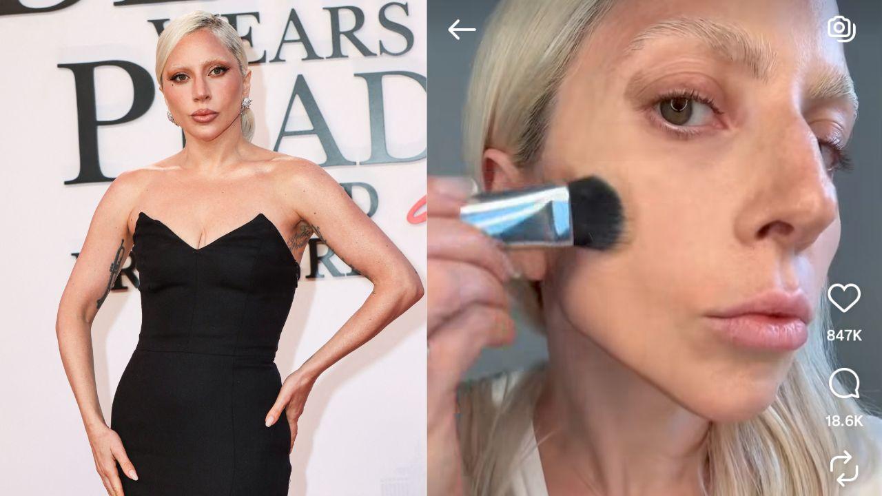 split of Lady Gaga.