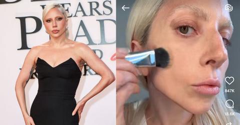 split of Lady Gaga.