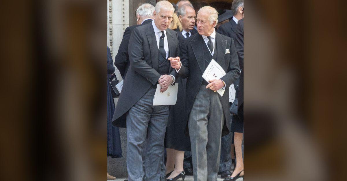 image of prince Andrew and King Charles 