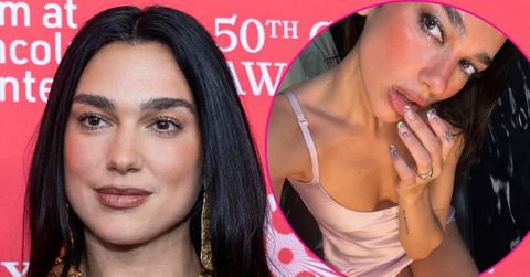 dua lipa pink dress anfield tour