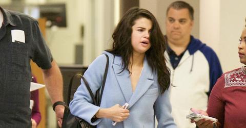 *EXCLUSIVE* Selena Gomez looks tired as she lands in Atlanta