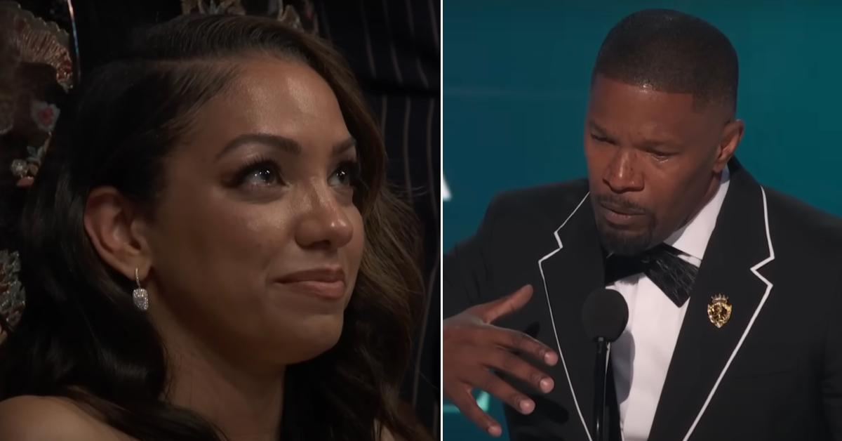 jamie foxx chokes up cries bet awards speech dying stroke video