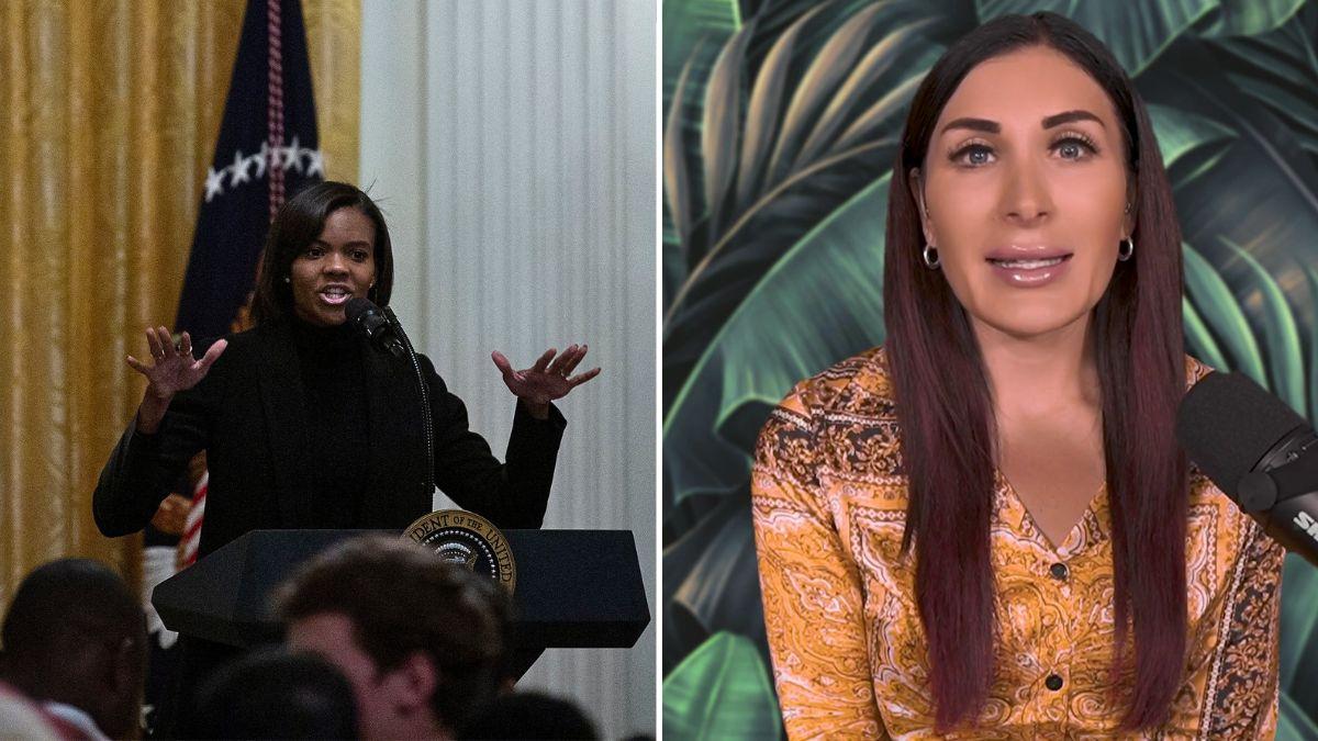 Image of Candace Owens called Laura Loomer a 'rabid hyena' in response to her claims.