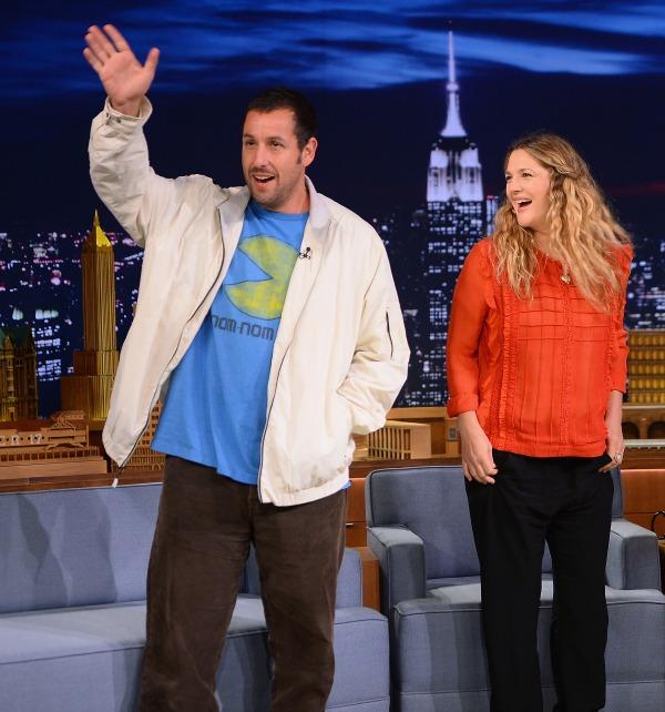 Adam Sandler and Drew Barrymore