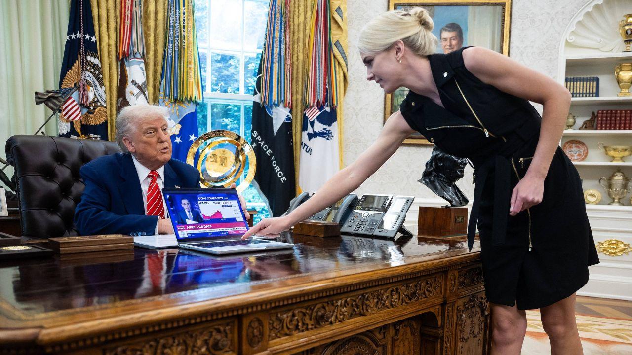 Image of Reports about Natalie Harp’s efforts to stay near Donald Trump drew attention to her role.