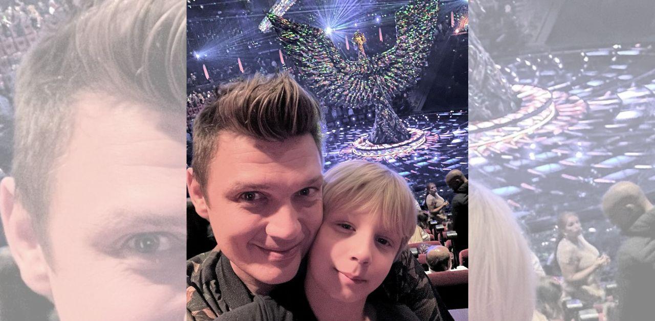 nick carter cherishing son odin after bobbie jean carter death