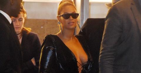 Beyonce post baby body weight loss low cut dress