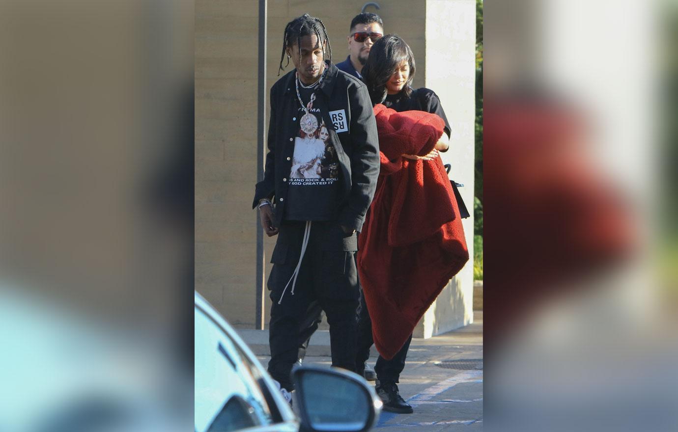 Baby Stormi Meets Daddy Travis Scott’s Family In Texas