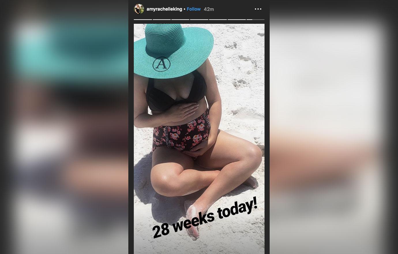 Amy Duggar Third Trimester