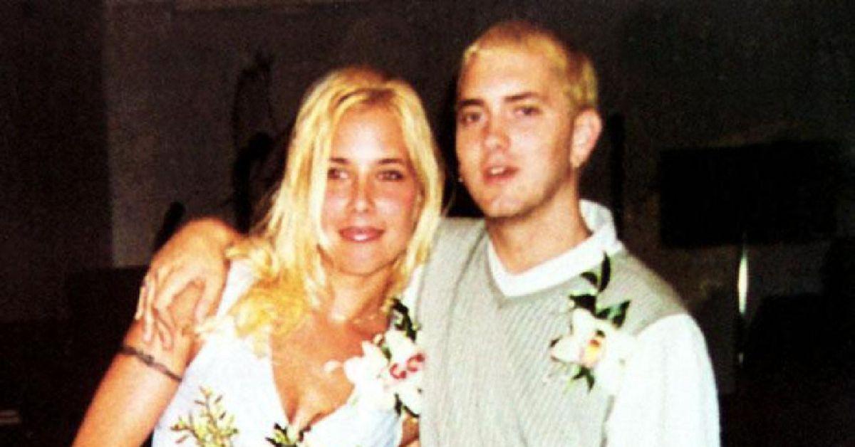 image of Eminem's ex-wife claimed bright headlights from a truck caused her to swerve and crash into another vehicle.