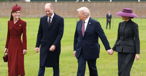 Photo of Kate Middleton, Prince William, Donald Trump and Melania Trump