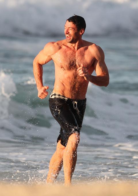 OK! Movie Mania: Hot Shirtless Pics of Wolverine's Hugh 'Jackedman'