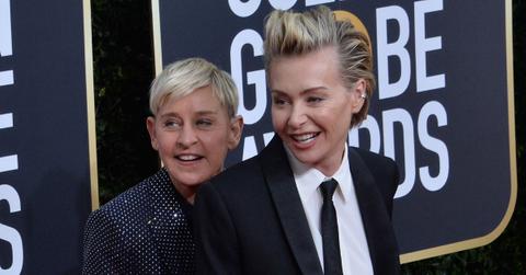 Photo of Ellen DeGeneres and Portia de Rossi