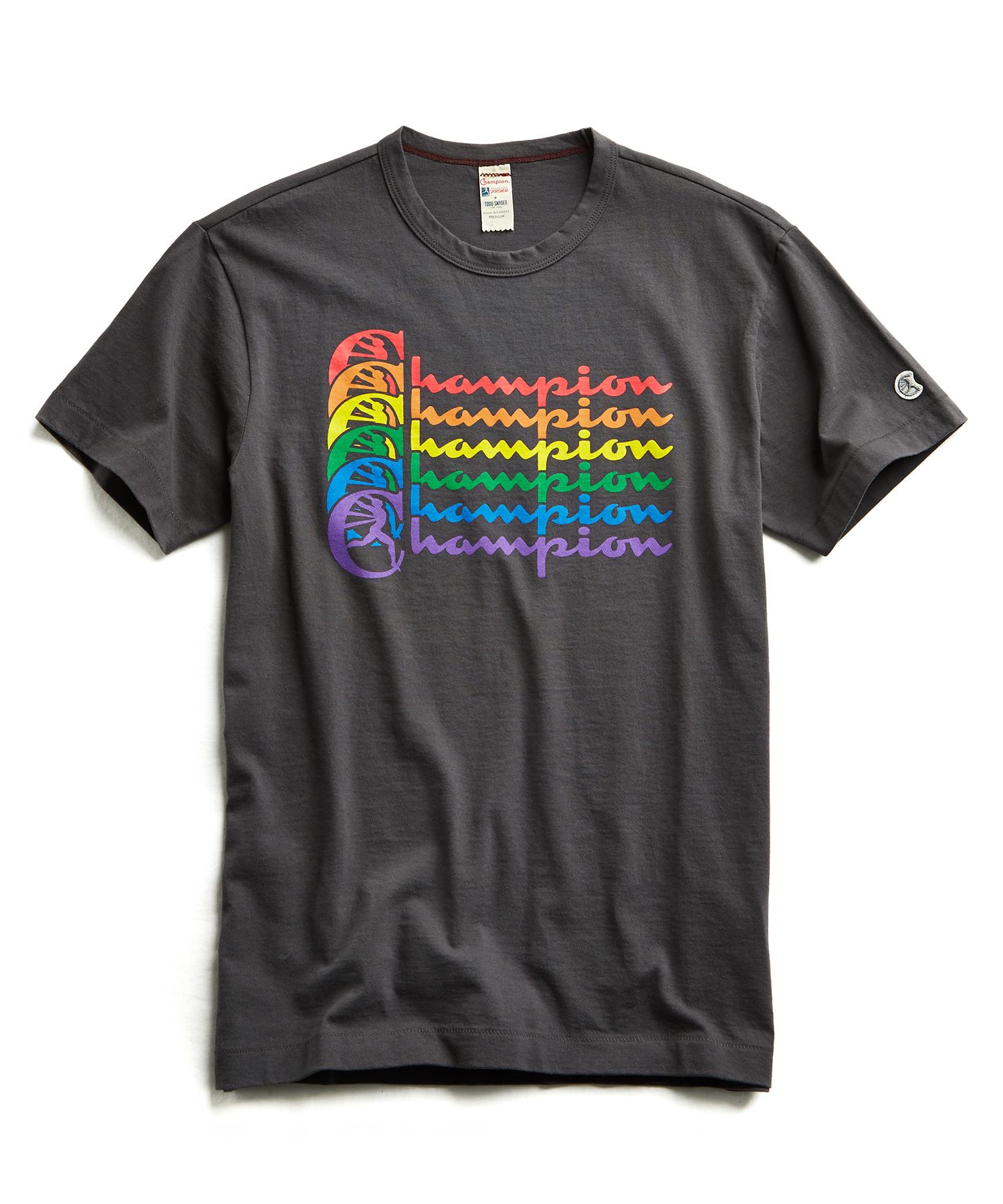 CHAMPION Pride Logo Tee