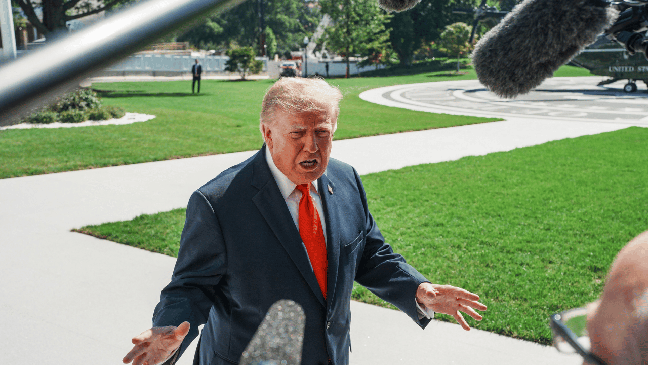 photo of The president lashed out during the interview, allegedly calling TIME's writers 'corrupt.'