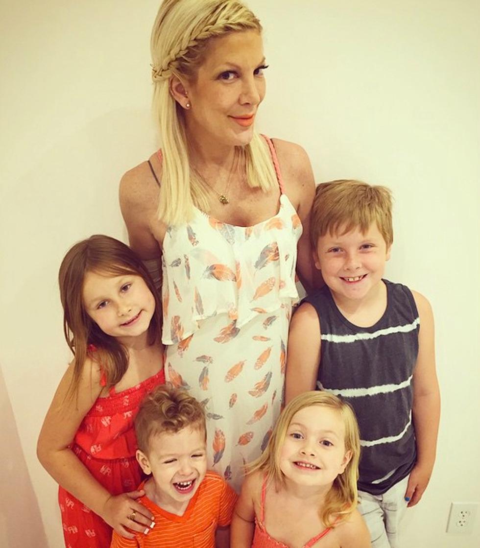 Tori spelling four kids