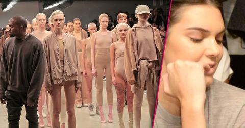 Kylie kendall jenner yeezy ny fashion show