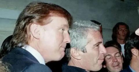 image of Jeffrey Epstein and Donald Trump