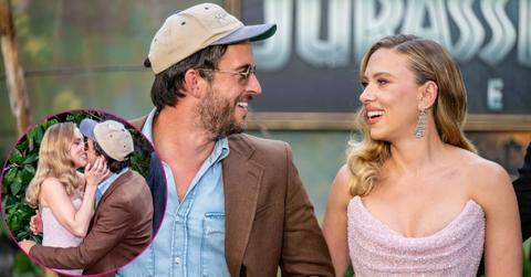 Photo of Scarlett Johansson and Jonathan Bailey