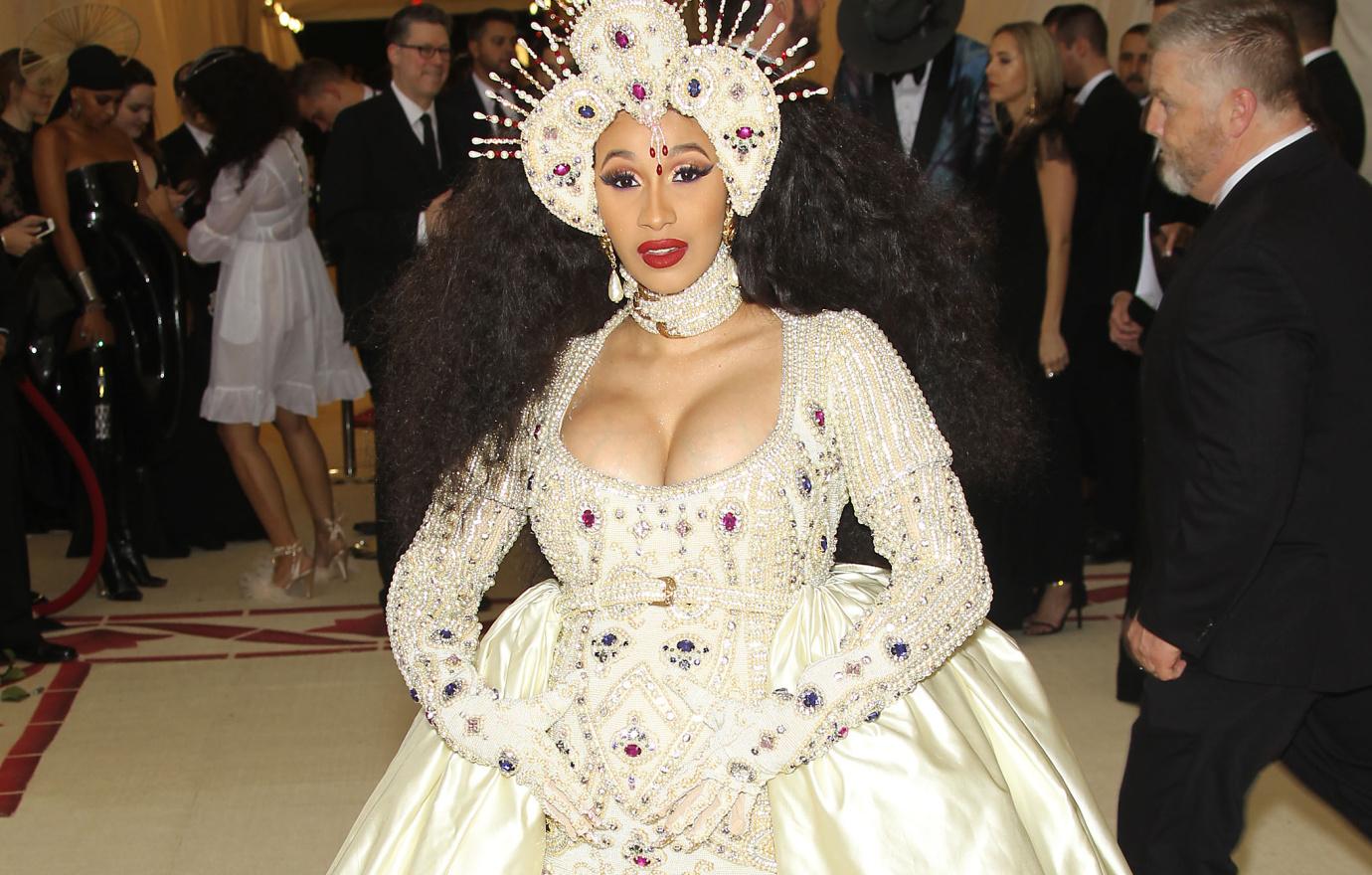 Pregnant Cardi B at the MET Gala