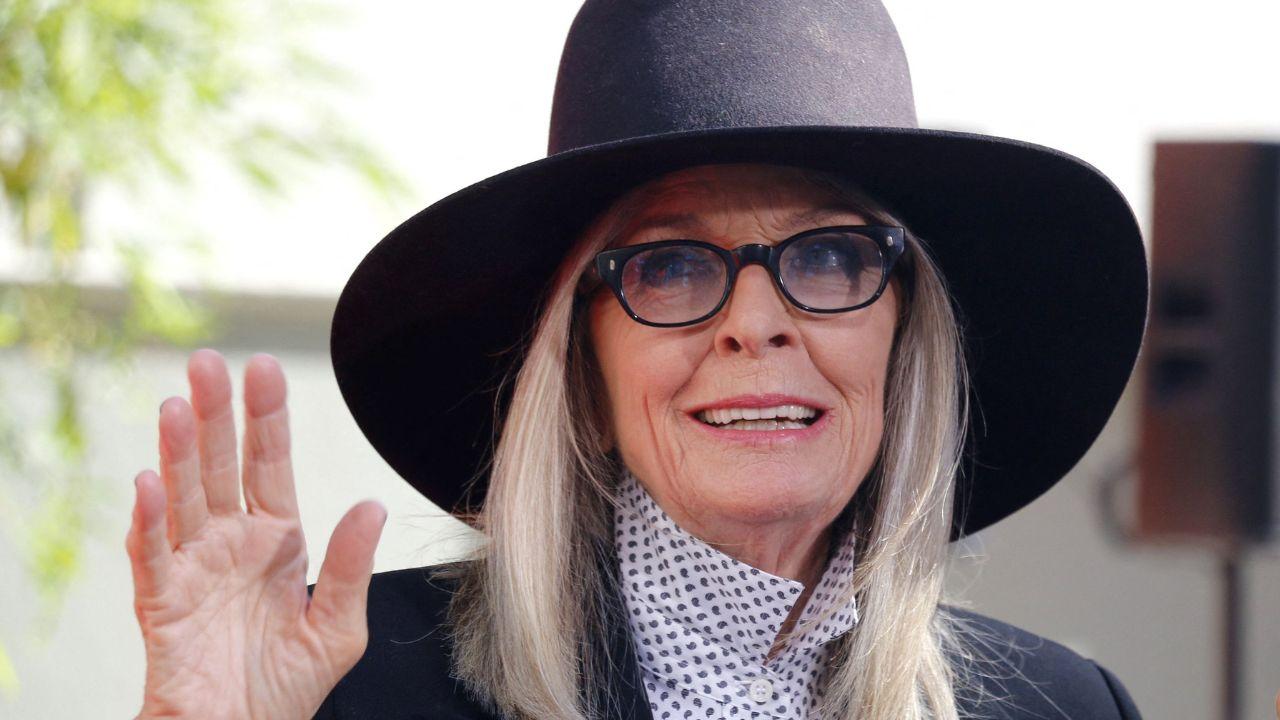 image of Diane Keaton died of bacterial pneumonia on October 11, 2025.