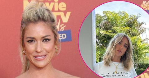 kristin cavallari rocks crop top toned tummy breast augmentation