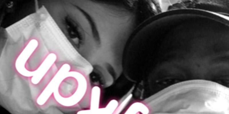 Kylie jenner travis scott first photo together since birth baby