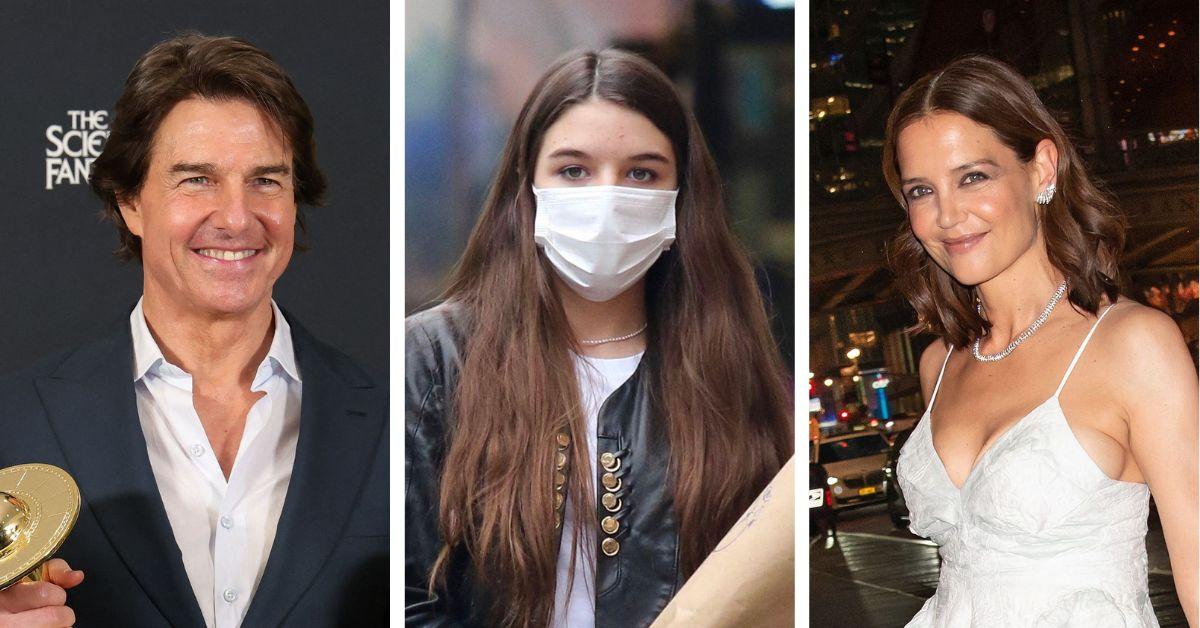 tom cruise katie holmes daughter suri drops last name