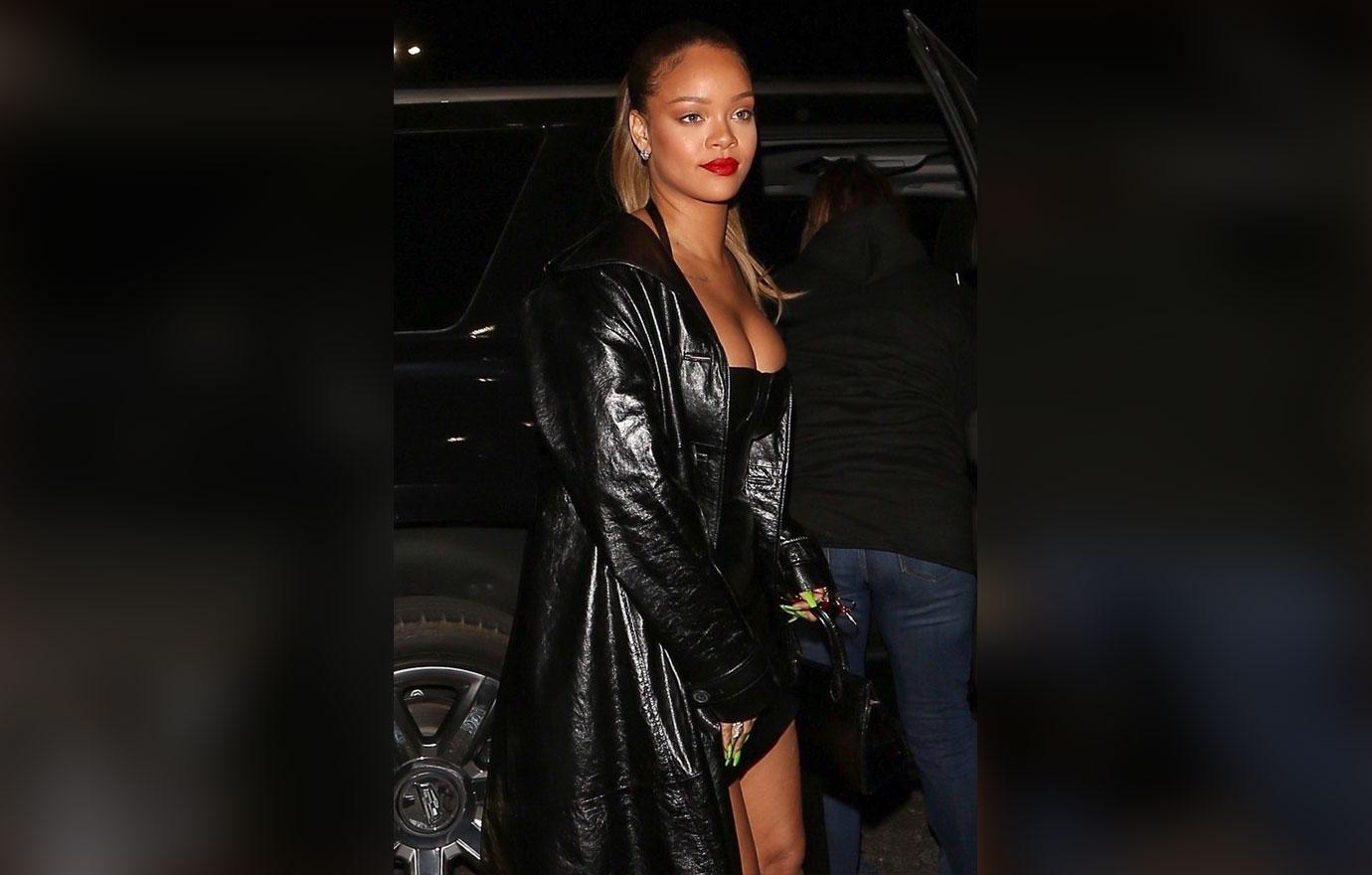 Sultry Rihanna parties it up at The Forum for Jay Z&#8217;s concert