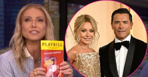 Composite photo of Kelly Ripa and Mark Consuelos.