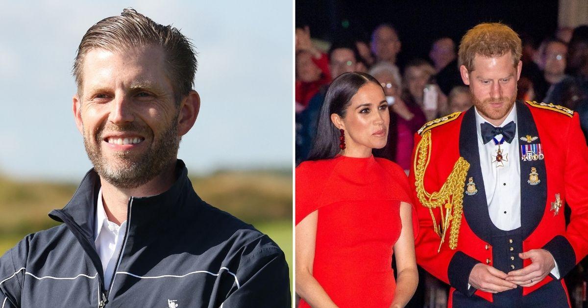 eric trump blasts meghan markle prince harry