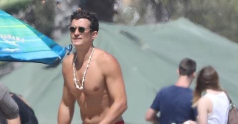 *PREMIUM EXCLUSIVE* Orlando Bloom Celebrates 4th of July in Malibu