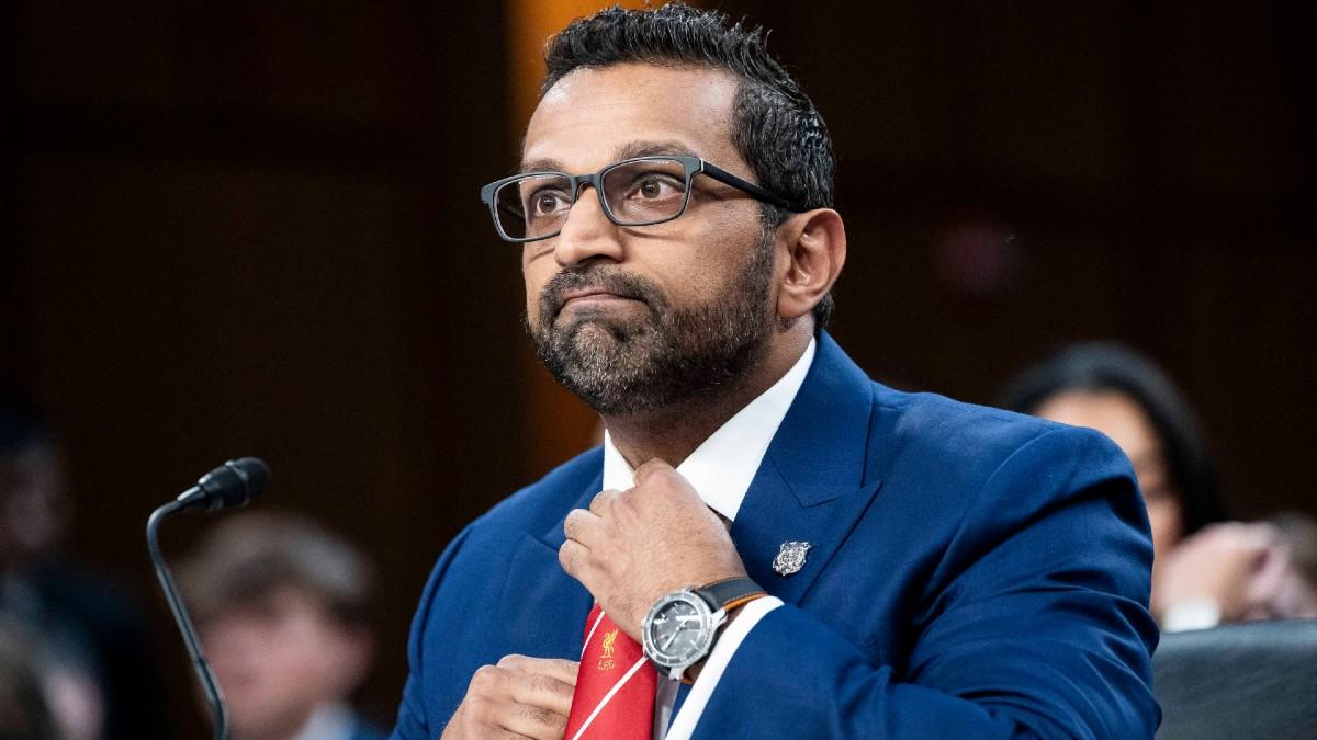 image of Kash Patel reportedly fired a dozen or more FBI employees before the war on Iran. 