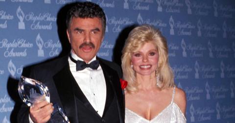 Photo of Burt Reynolds and Loni Anderson.