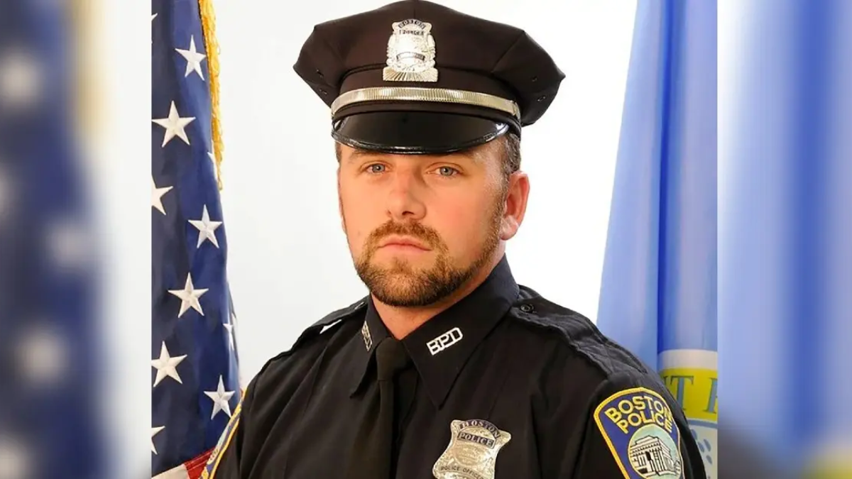 image of Karen Read was accused of hitting O'Keefe with her car and leaving him for dead.