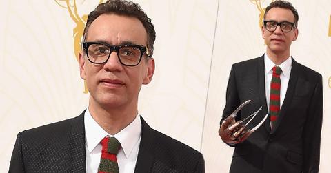 Fred armisen 2015 emmys red carpet 05