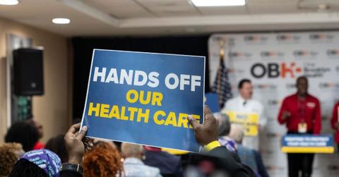 Photo of Medicaid Protest Card