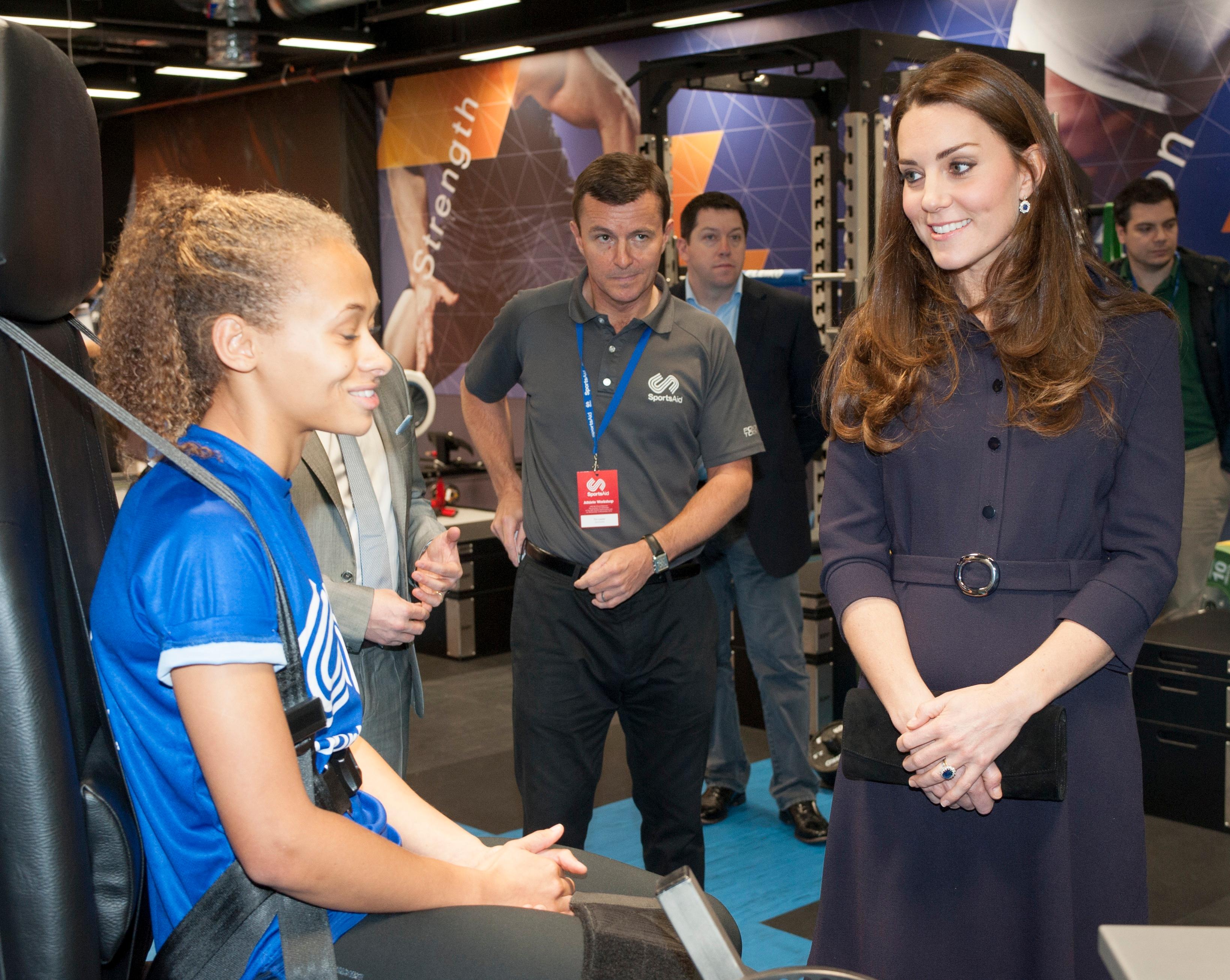 Catherine At SportsAid Workshop