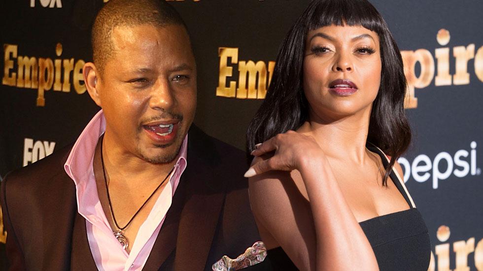 Terrence howard furious tariji p henson screen time