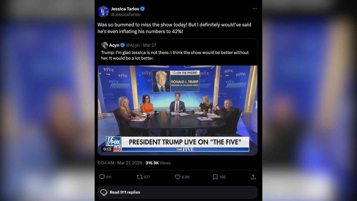 Image of She answered Donald Trump’s remarks with a post on X.