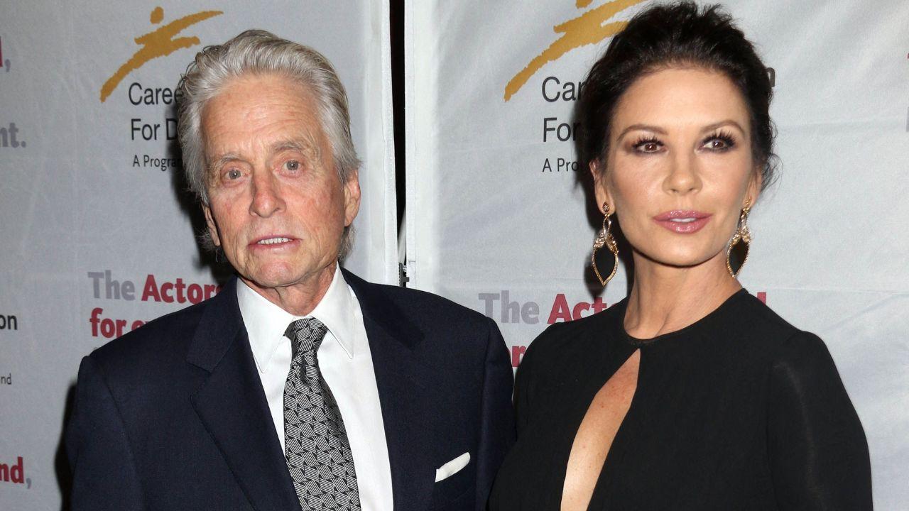 Image of Catherine Zeta-Jones discussed the humor and kindness that have helped her marriage to Michael Douglas last.