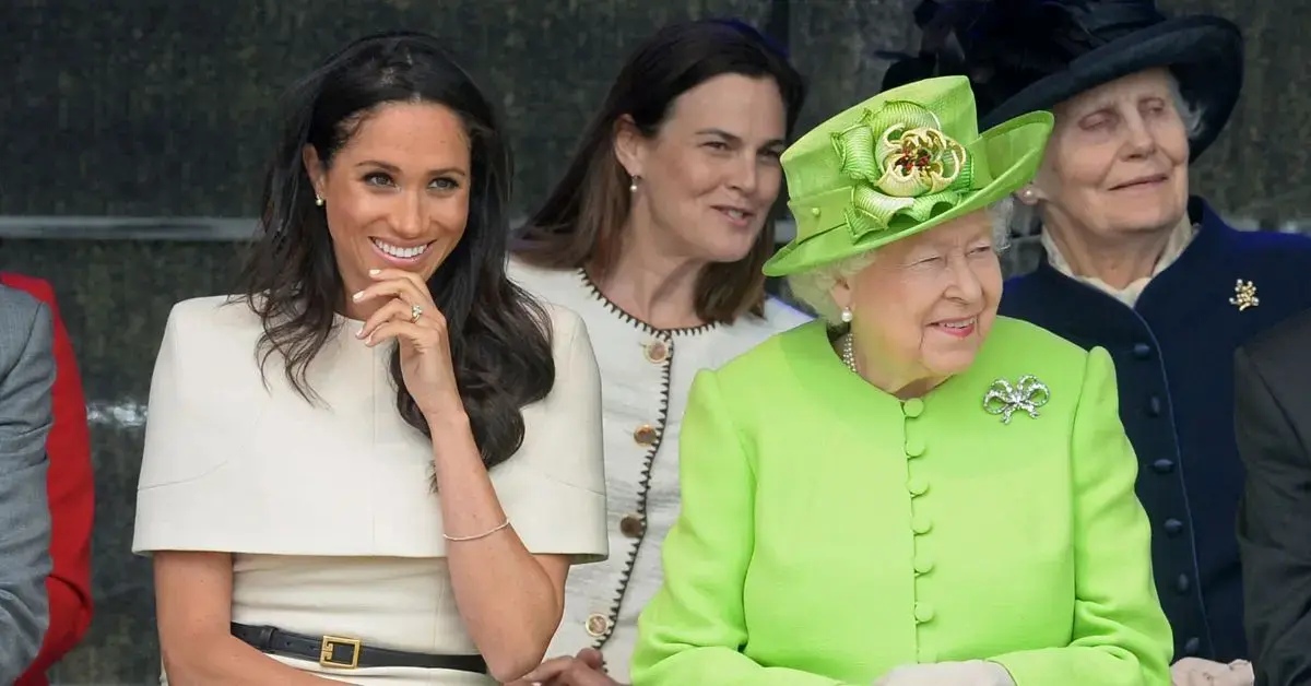 Photo of Meghan Markle and Queen Elizabeth II