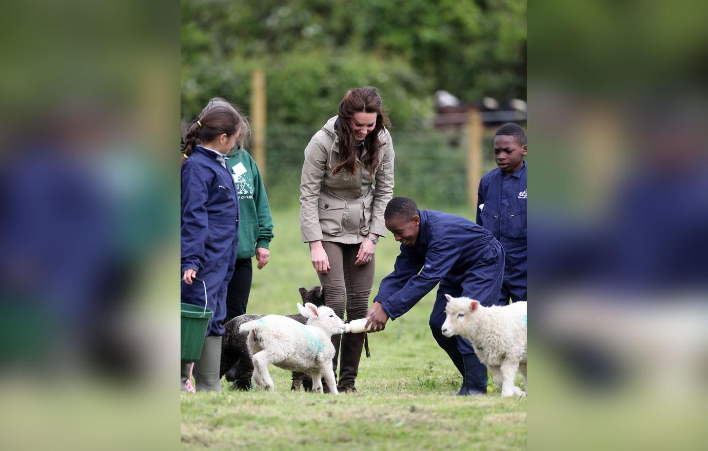 Kate Middleton Baby Lamb Photos 07 04