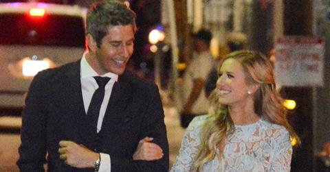 Bachelor arie luyendyk lauren burnham jimmy kimmel live pics