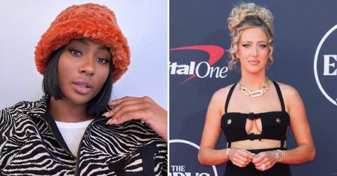 travis kelces ex kayla nicole friendship breakups brittany mahomes