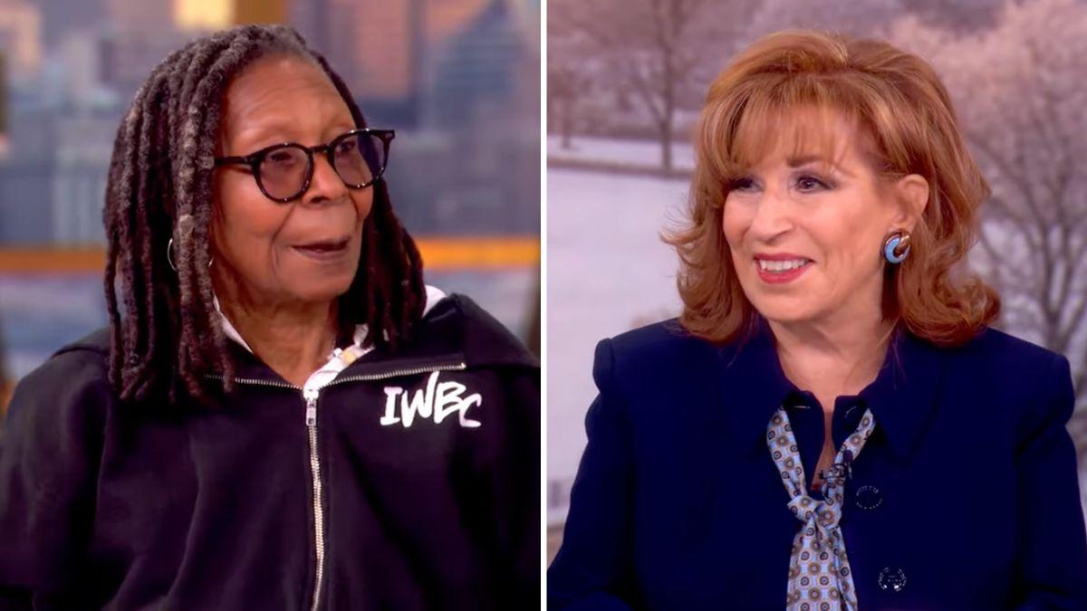 Split photo of Whoopi Goldberg and Joy Behar