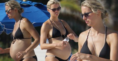 Supermodel karolina kurkova pregnant bkini photos