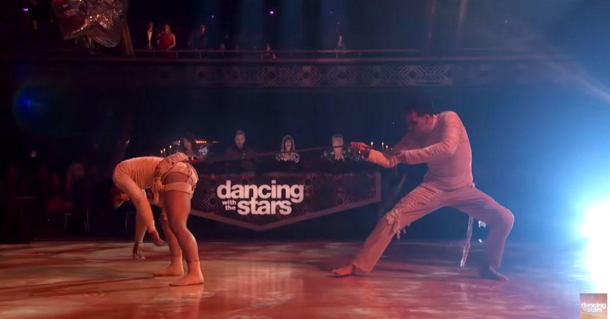image of Ezra Sosa’s effort on the rumba was acknowledged by Maks Chmerkovskiy.